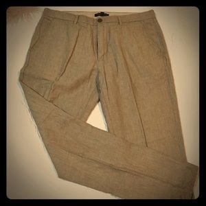 Men’s banana republic linen khaki pants